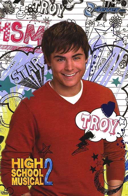 Troy High School Musical Zac Efron Troy High School Musical Zac Efron