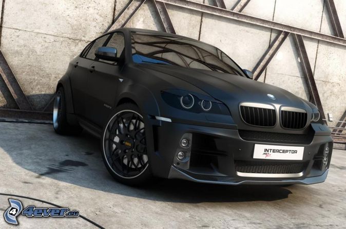 black BMW X6 black BMW X6