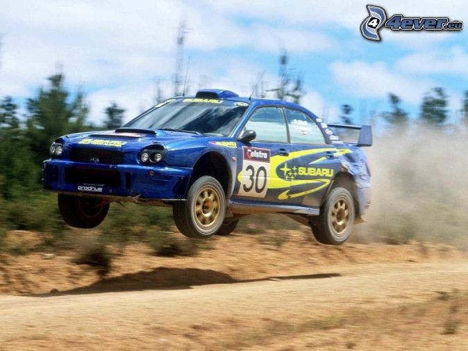 Subaru Impreza WRC jump