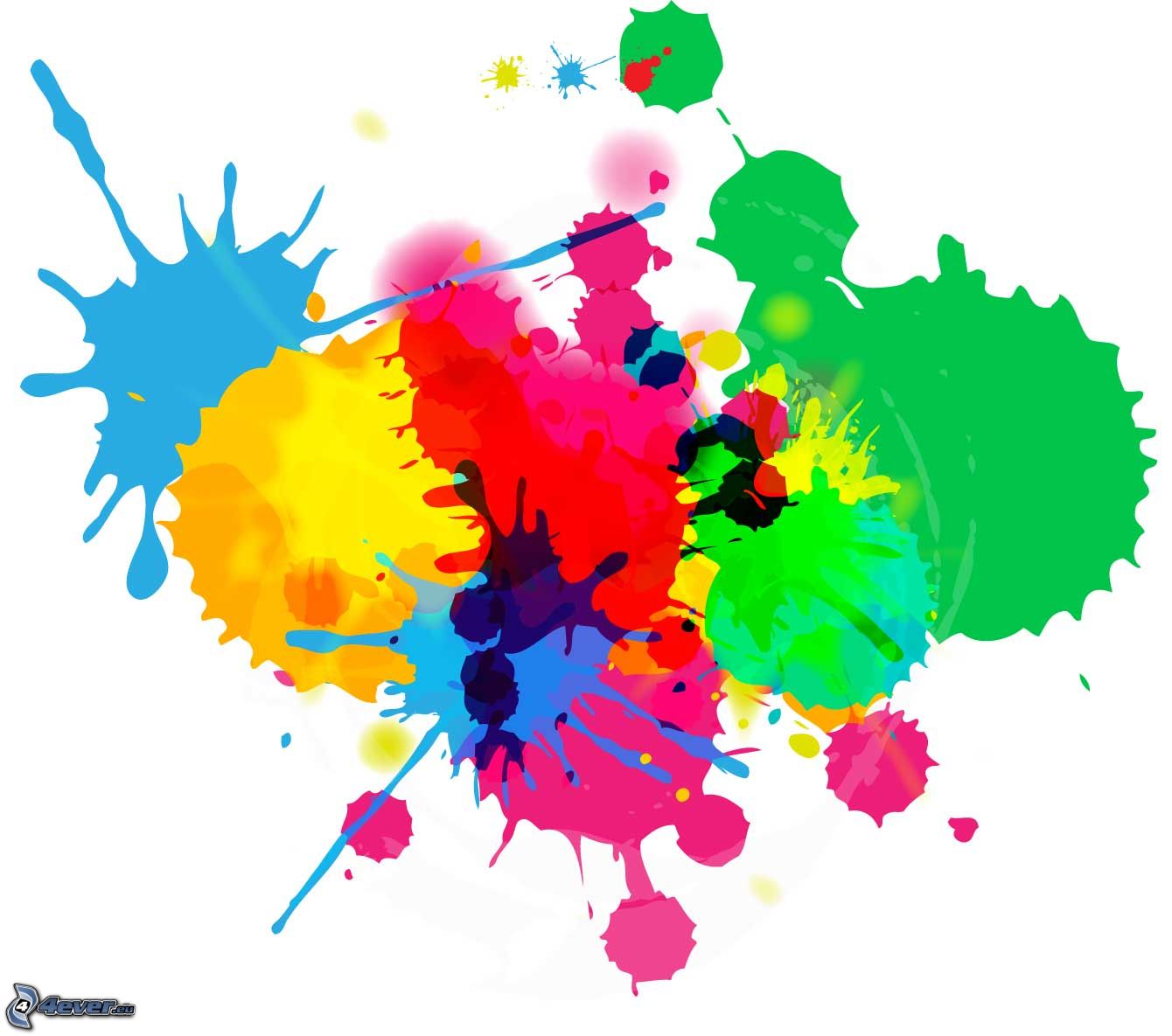 Color Splash Desktop Wallpaper | PixelsTalk.Net