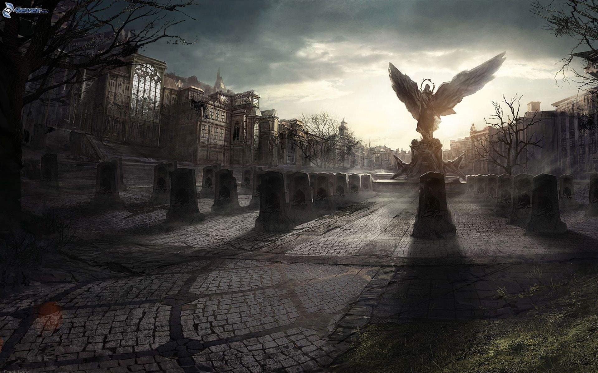 HŘBITOV  Square,-statue-of-angel,-cemetery,-city-152299